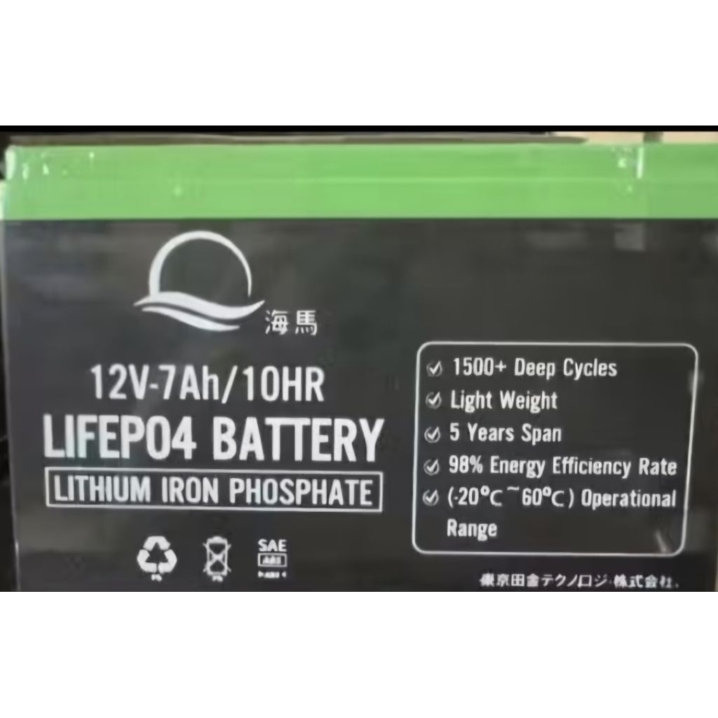 Bình 12V 7Ah Xanh thay thế