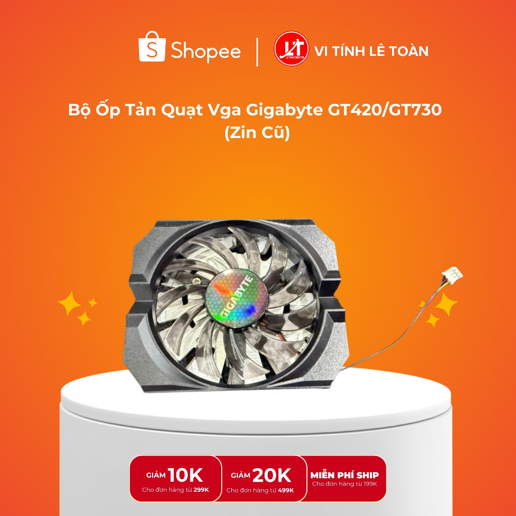 Bộ Ốp Tản Quạt Vga Gigabyte GT420/GT730 (Zin Cũ)