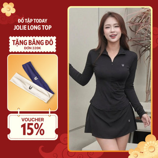[XẢ KHO GIÁ SỐC] Áo thể thao nữ tay dài Jolie Long Top Today U Wear dáng ôm body thấm hút mồ hôi không nhăn