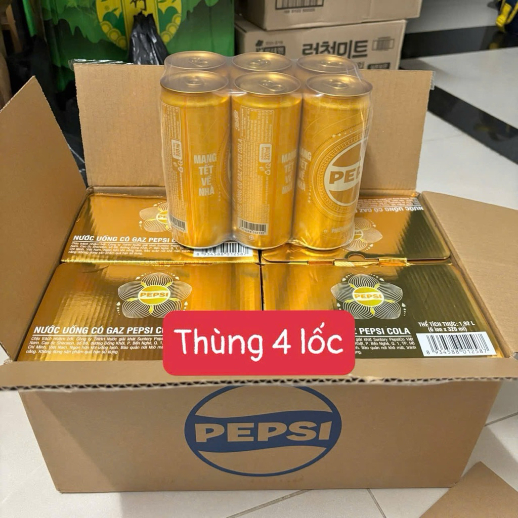 PEPSI LON VÀNG - PHIÊN BẢN GIỚI HẠN TẾT BÍNH NGỌ 2026 (320ML)
