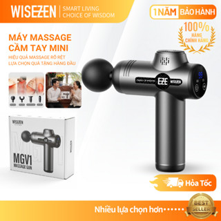 máy massage cầm tay mini Wisezen Nhiều mức điều chỉnh Dễ thao tác Mát xa thoải mái giảm đau cổ và vai