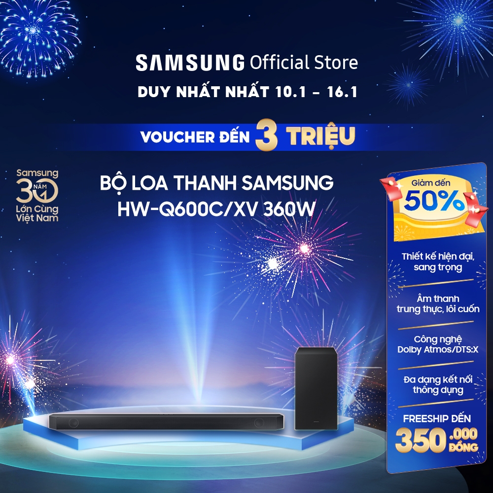 Bộ loa thanh Samsung HW-Q600C/XV 360W