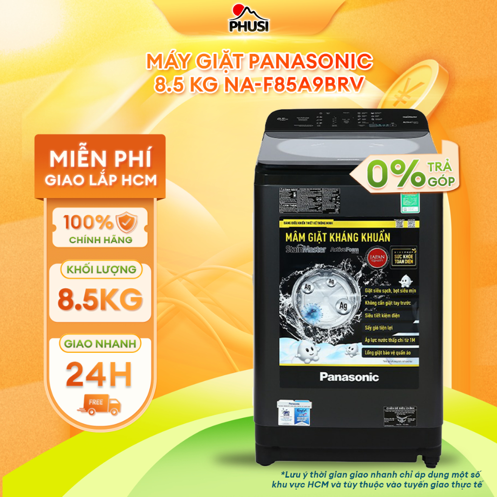 NA-F85A9BRV Máy giặt Panasonic 8.5 Kg NA-F85A9BRV [Miễn phí giao lắp HCM]