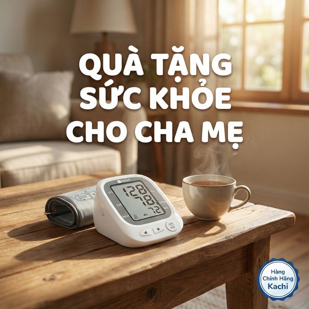 Máy đo huyết áp có trợ lý tiếng Việt đọc kết quả Kachi MK167 (BLS-2009A) - thanh lý trưng bày