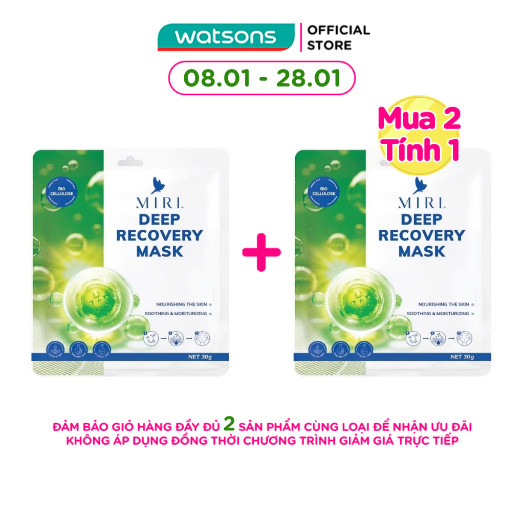 Mặt Nạ Miri Deep Recovery Mask Cung Cấp Dưỡng Chất Cho Da 30g