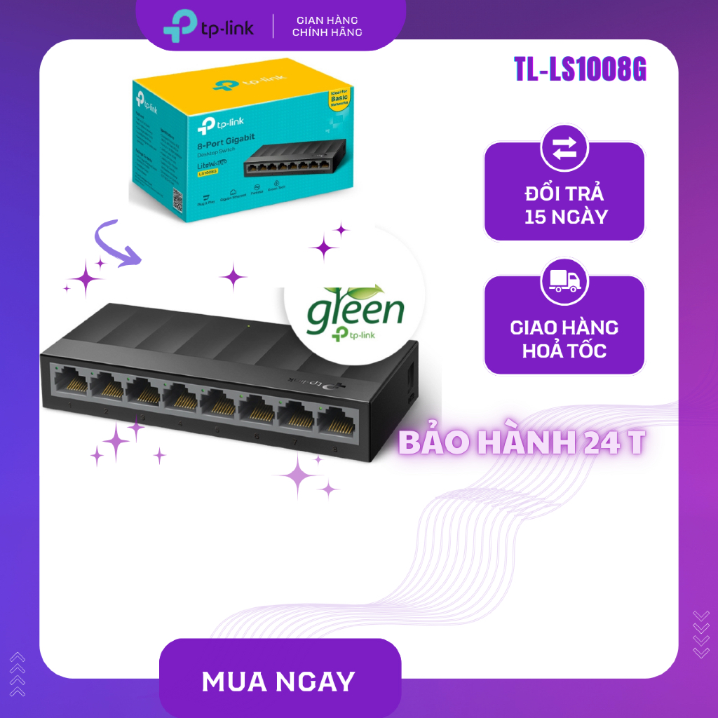 Thiết bị mạng/Switch TP-Link LS1008G 8-Port