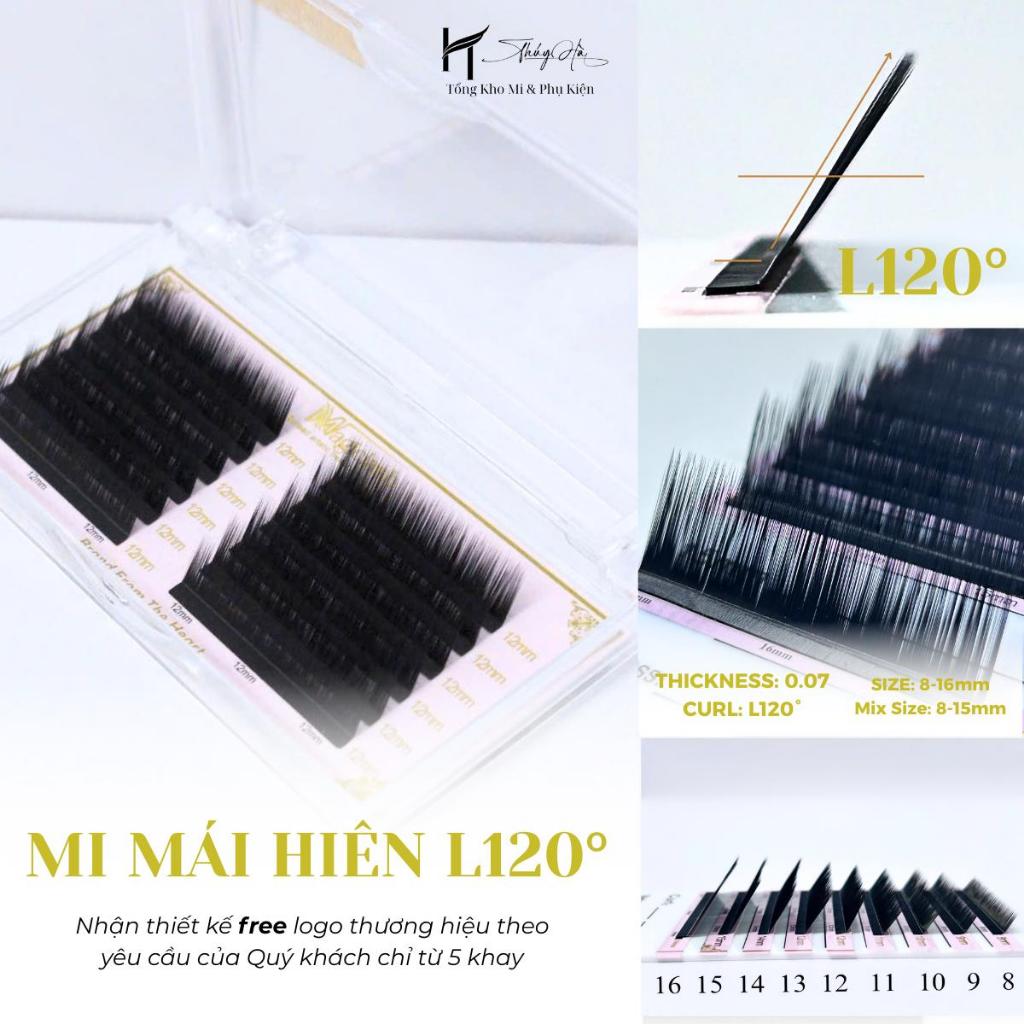 Mi Mái Hiên Douyin - Mi Trung Hoa Độ Cong L162° Sole 3 độ dài - Mi Khay nối mi / Mi Nối Thúy Hà