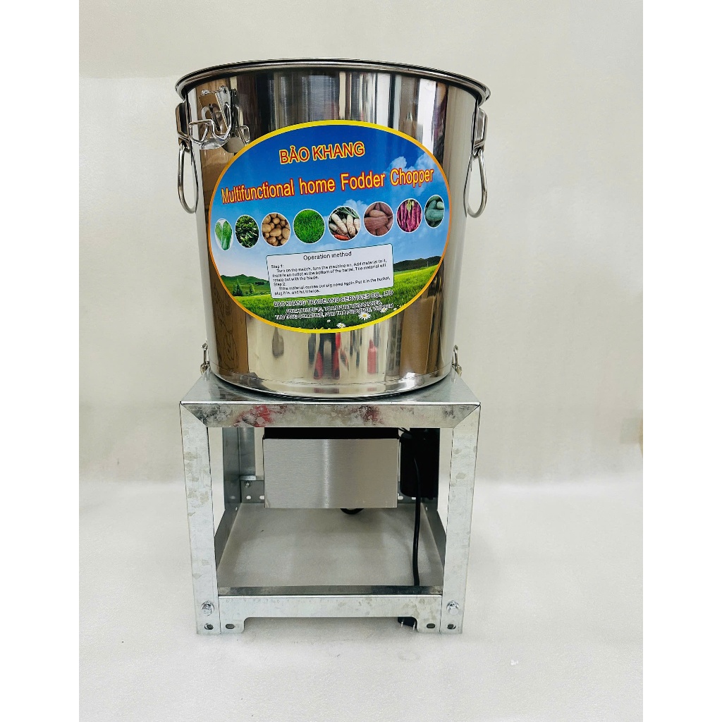 Máy xay rau củ chăn nuôi công suất lớn 850w - Máy băm chuối, rau củ quả cho gà,vịt gia cầm