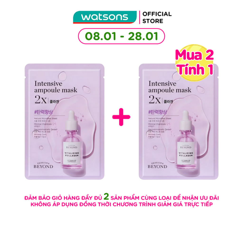 Mặt Nạ Beyond Intensive Ampoule Mask 2X Collagen 25ml