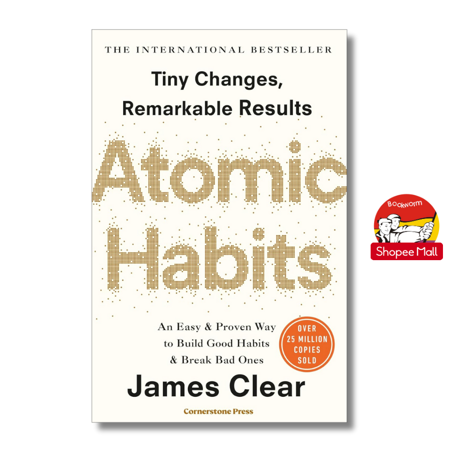 Sách - Atomic Habits by James Clear | Self Help / Psychology Nonfiction / Ngoại văn Tâm lý Nhập khẩu