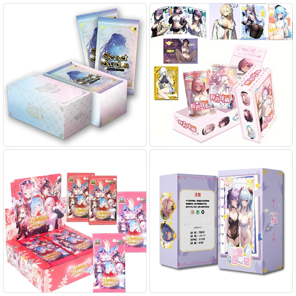 (LT.serectgarden - FULL BOX) Hộp ảnh thẻ SECRET GARDEN thiếu nữ anime waifu chibi gacha card nhân ph