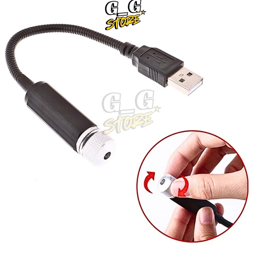 Đèn Trang Trí Nội Thất Xe Hơi LED USB Ambient Light Ánh Sáng Dịu Đẹp -GGStore