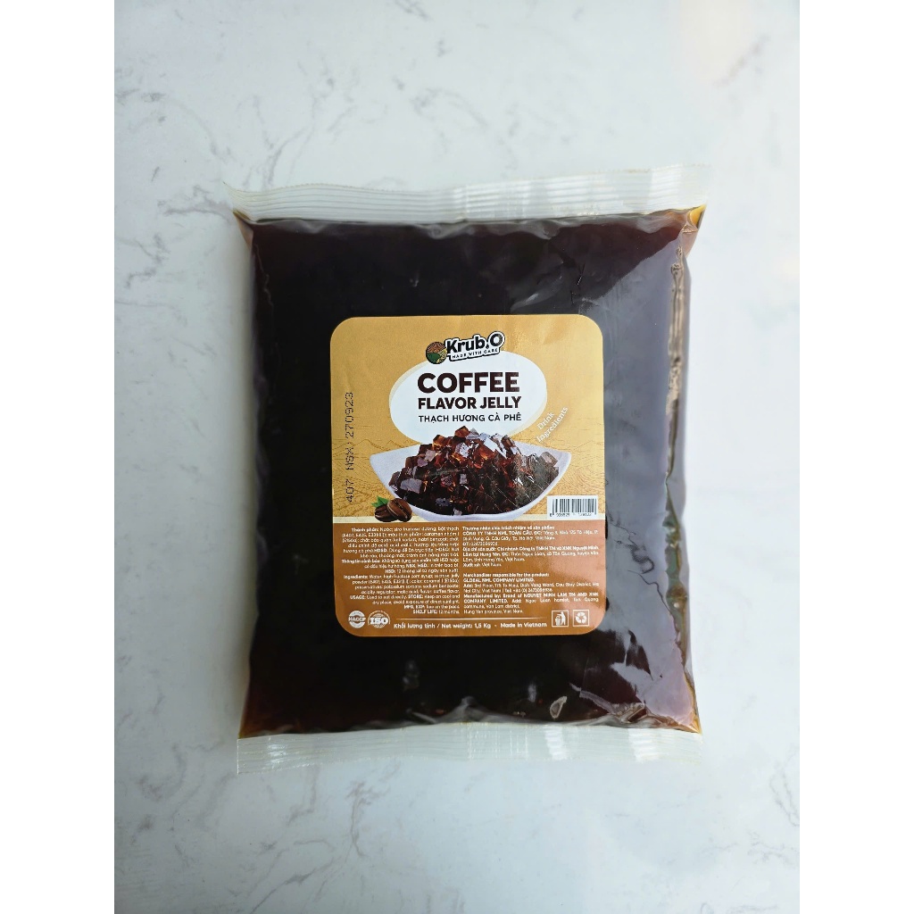 Túi Thạch Cà Phê Krub.O - 1.5kg