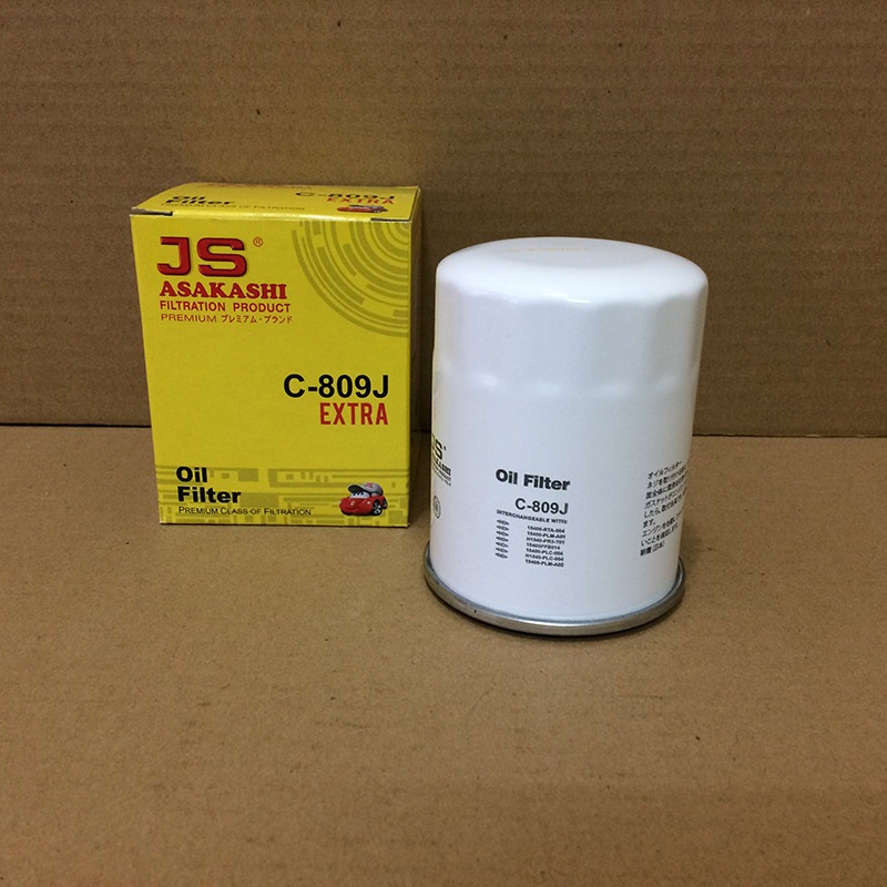 Lọc nhớt Honda Civic 2009 - 2025 mã C809J của JS Asakashi Nhật Bản