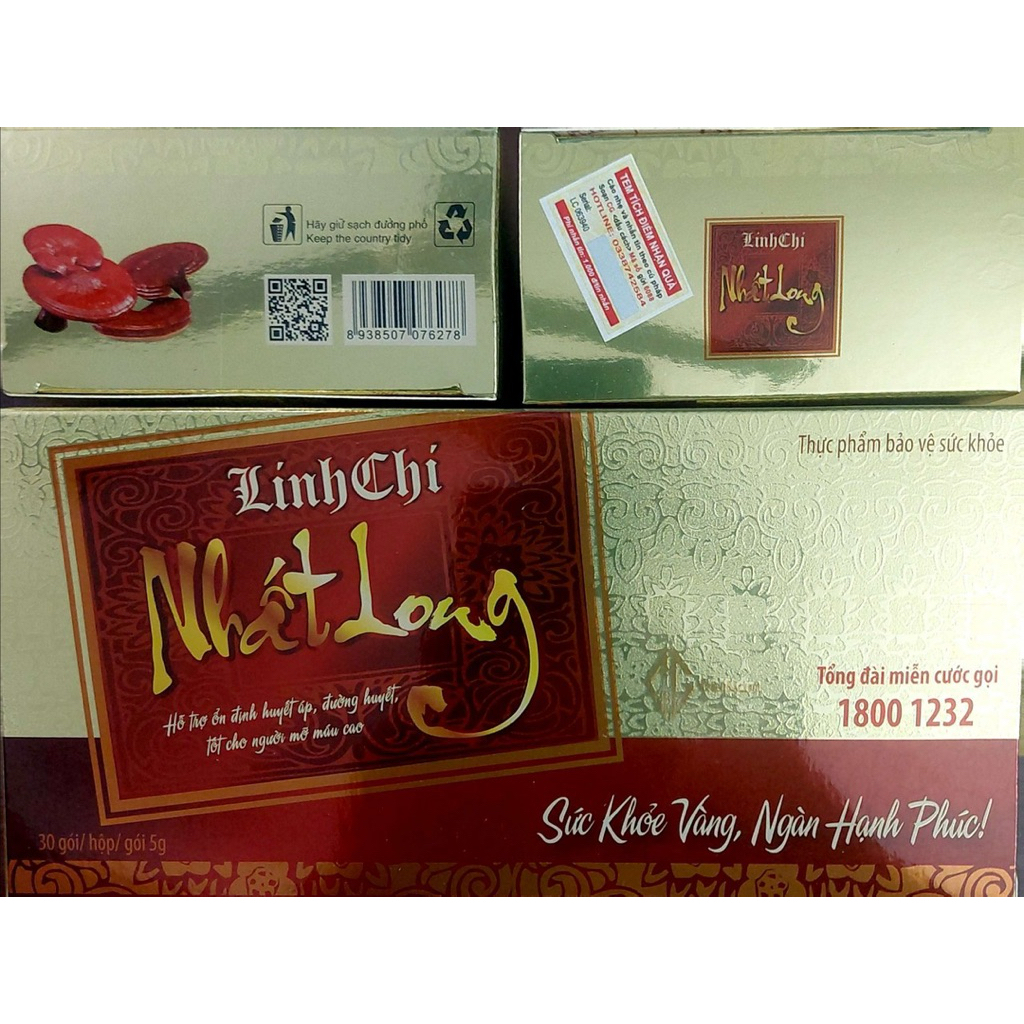 Mua 10h tặng 1h ( tích tem) TRÀ LINH CHI NHẤT LONG hạn mới