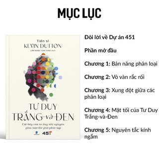 Sách - Tư Duy Trắng Và Đen