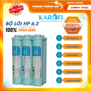 Bộ 6 lõi lọc chức năng Karofi Smax HP 6.2 - Lắp cho KAQ-U05, KAQ-U95, KAQ-O07, KAD-D66,...- Chính hãng