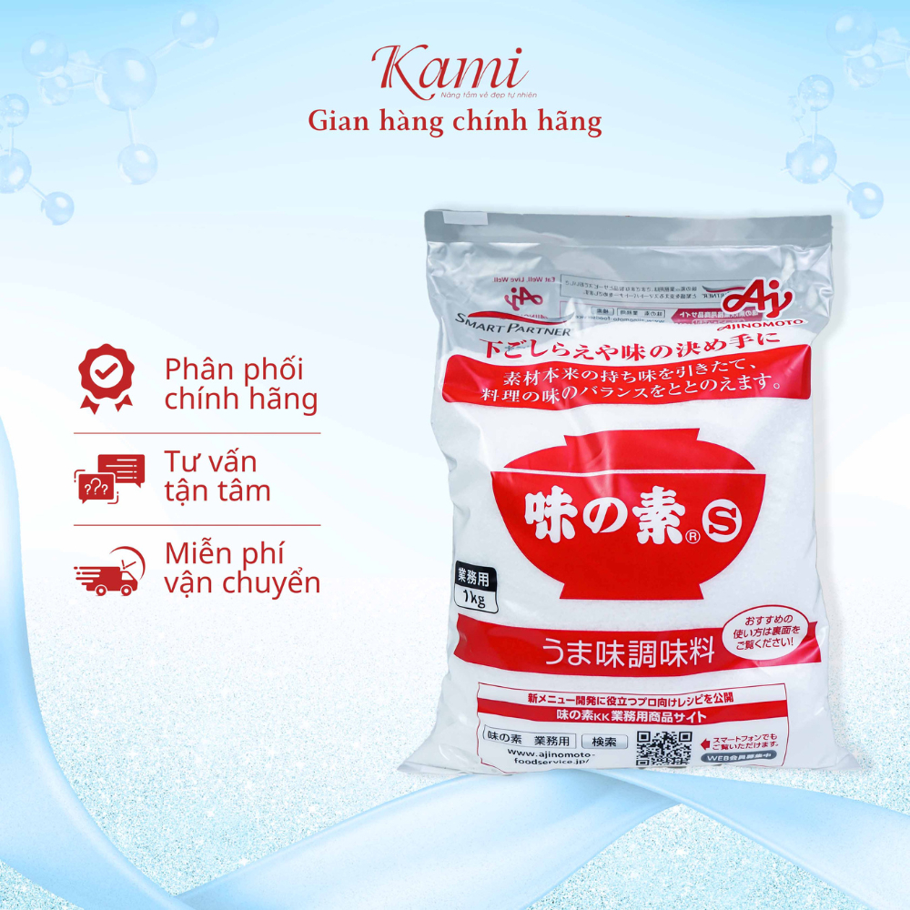 Mì chính Ajinomoto Nhật Bản 1kg (bột ngọt Ajinomoto Nhật)