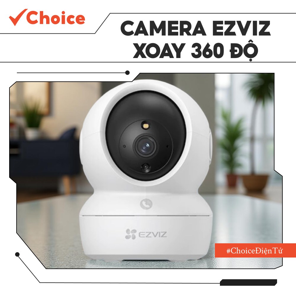 [Choice] Camera Ezviz H6C-PRO + 32G - C6n H6c 4m ( 2k) 1080p 2m-Xoay 360 Độ, Gọi Được Video