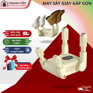 Máy Sấy Giày THANG TỐT STORE có thể gấp gọn , khử mùi sấy khô bằng tia cực tím
