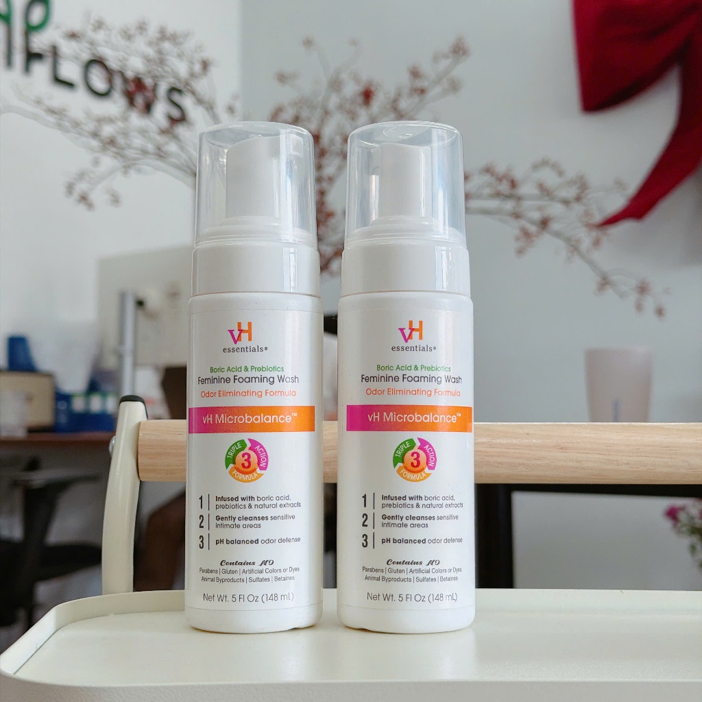 [Besst seller] Trọn Bộ Chăm Sóc Sức Khoẻ Nữ Giới Vh Essentials Foaming Feminine Wash 148ml