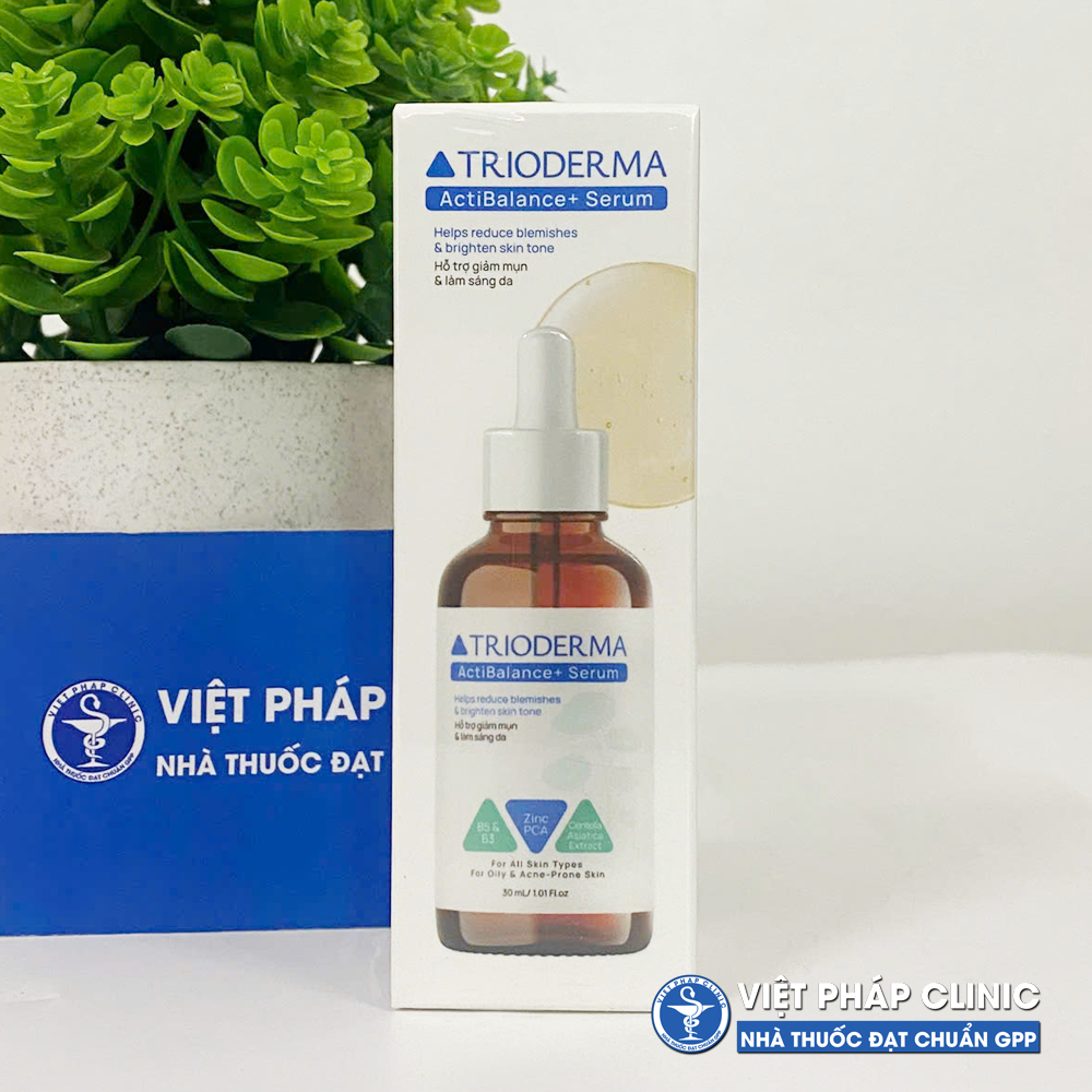 Tinh chất hỗ trợ giảm mụn, mờ thâm Trioderma ActiBalance+ Serum
