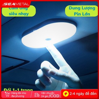 Đèn LED Gắn Trần ô tô,xe Hơi,Thắp sáng để đọc sách,lái xe,v.., sạc USB với 3 chế độ sáng điều chỉnh tiện lợi cho xe hơi