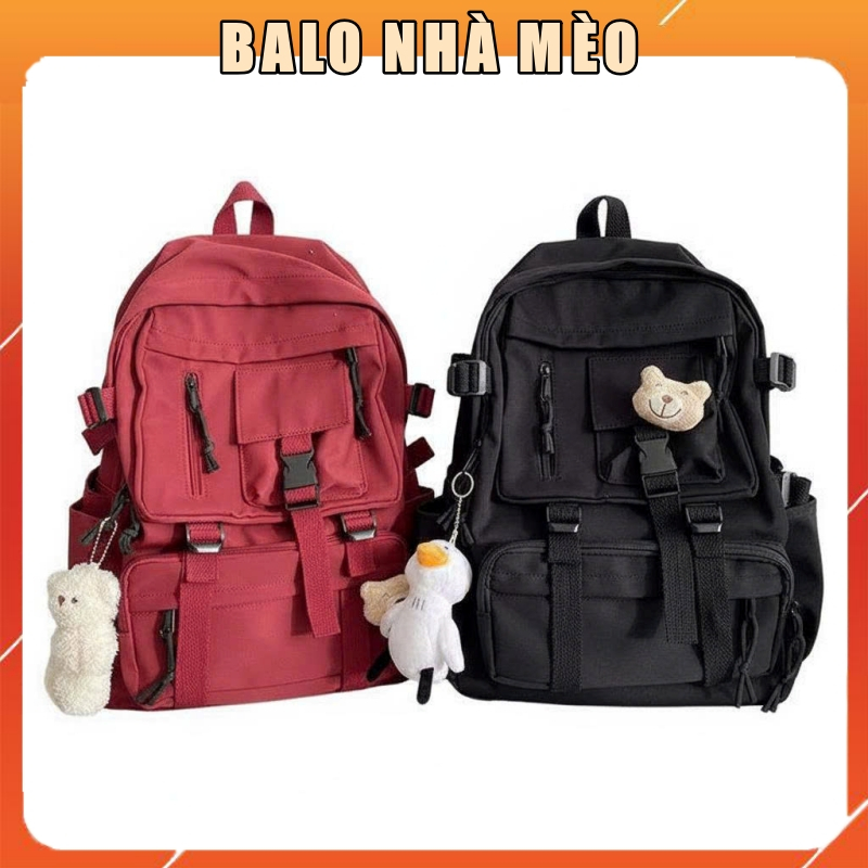 balo, cặp đi học cấp 1 cấp 2 cấp 3 giá rẻ nhiều túi ngăn đơn giản tiện lợi