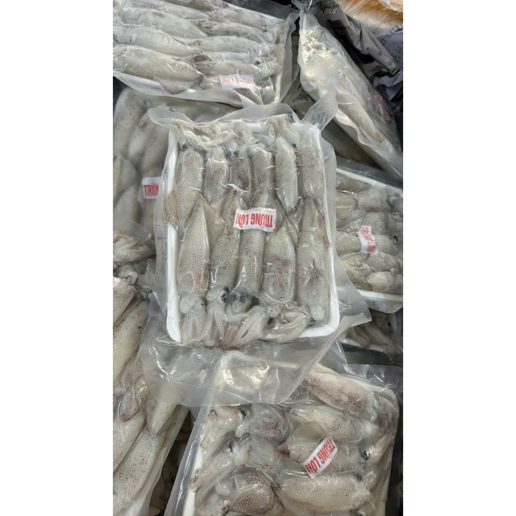Mực trứng tự nhiên, sz 9-10 con/khay 500g đủ kg. (Giao hỏa tốc TPHCM)