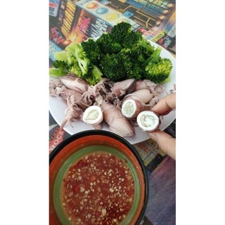 Mực trứng tự nhiên, sz 9-10 con/khay 500g đủ kg. (Giao hỏa tốc TPHCM)