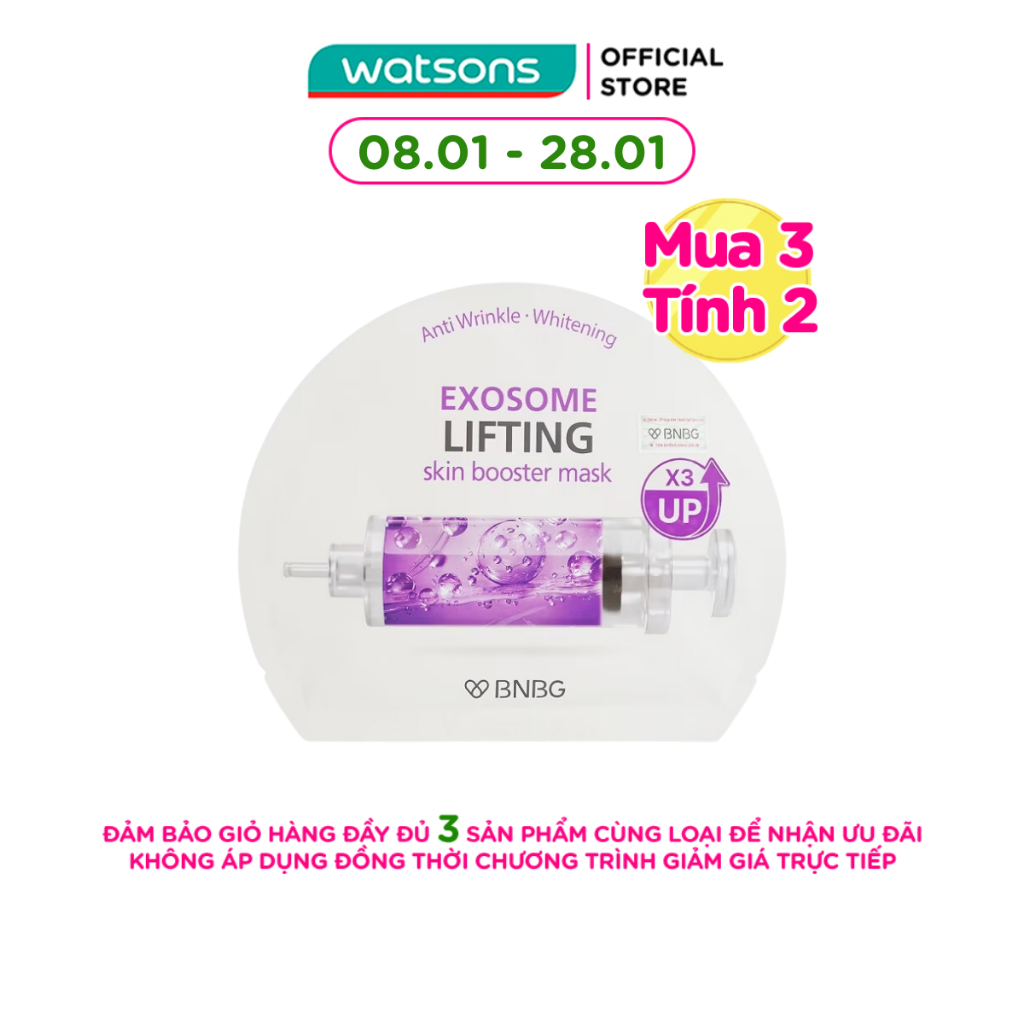Mặt Nạ BNBG Nâng Cơ, Trẻ Hóa Da Bnbg Skin Booster Exosome Mask 30ml