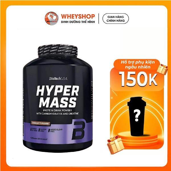 (TẶNG BÌNH) Sữa dinh dưỡng hỗ trợ tăng cân Biotech Hyper Mass (5lbs - 8.8Lbs) - WHEYSHOP VN