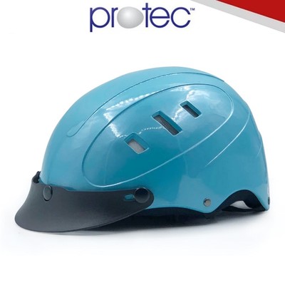Mũ bảo hiểm nửa đầu cho nữ Protec Rosa thiết kế gọn nhẹ dễ đội, thoải mái, có điều chỉnh vòng đầu