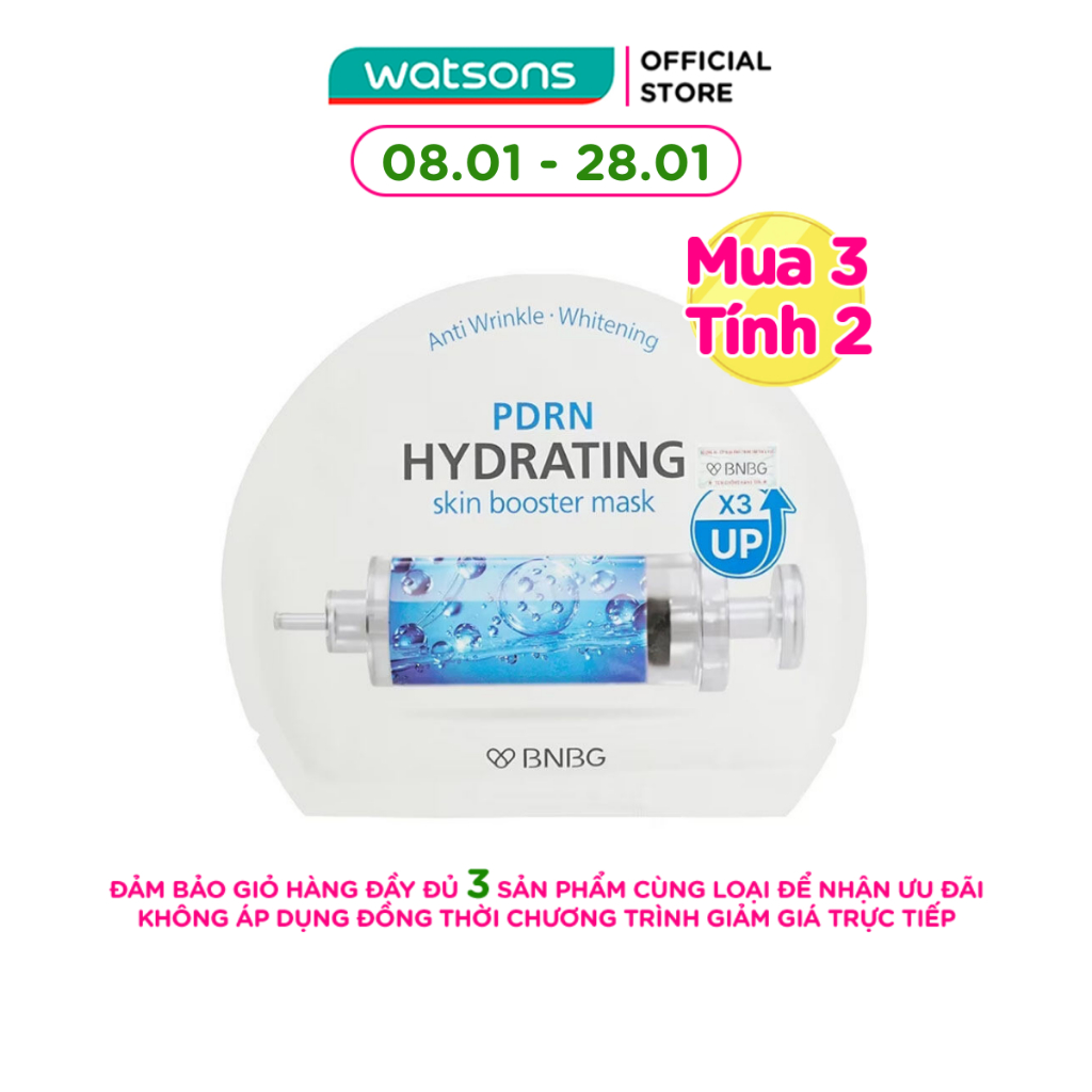 Mặt Nạ BNBG Cấp Ẩm Đa Tầng, Căng Bóng Da Skin Booster PDRN Mask 30ml