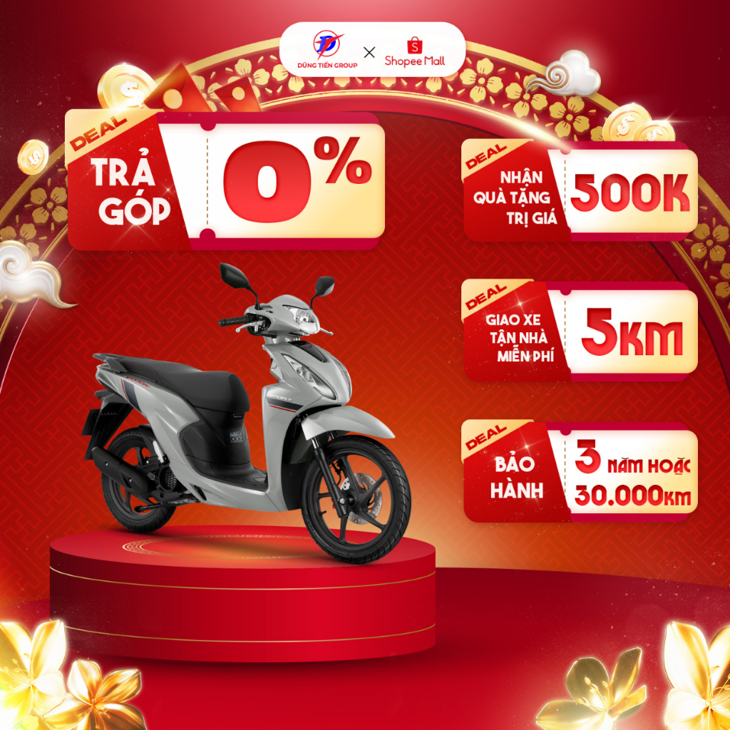 Xe Máy Honda Vision 110cc - Phiên Bản Thể Thao 2026