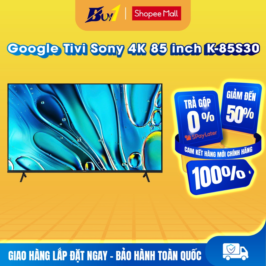 85S30 - Google Tivi Sony 4K 85 inch K-85S30 - Hàng chính hãng
