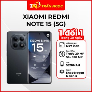 Điện thoại Xiaomi Redmi Note 15 (5G) 6GB 128GB Chính Hãng