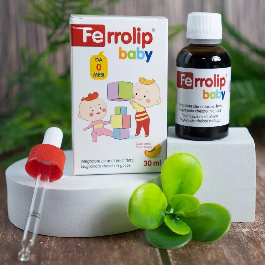 Sắt Cho Bé Ferrolip Baby - Sắt Ferrolip Baby Hỗ Trợ Tạo Hồng Cầu, Giảm Nguy Cơ Thiếu Máu Thiếu Sắt Ở