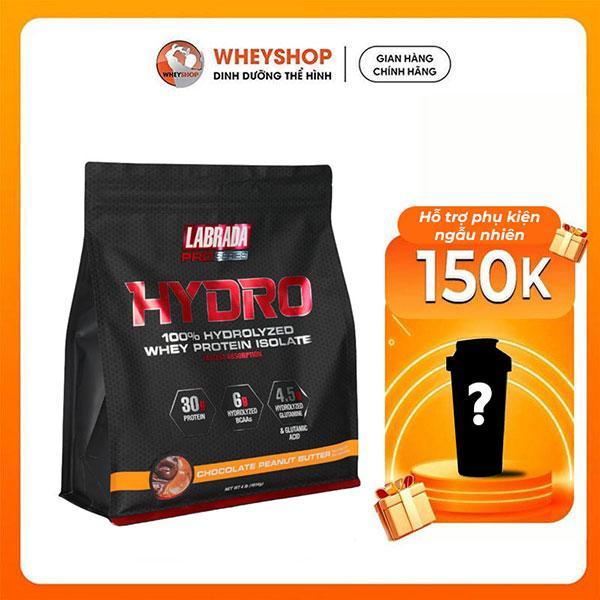 (TẶNG BÌNH) Labrada Hydrolyzed Whey Protein Isolate (Pro Series) - 4lbs - Sữa Dinh Dưỡng Hỗ Trợ Phát