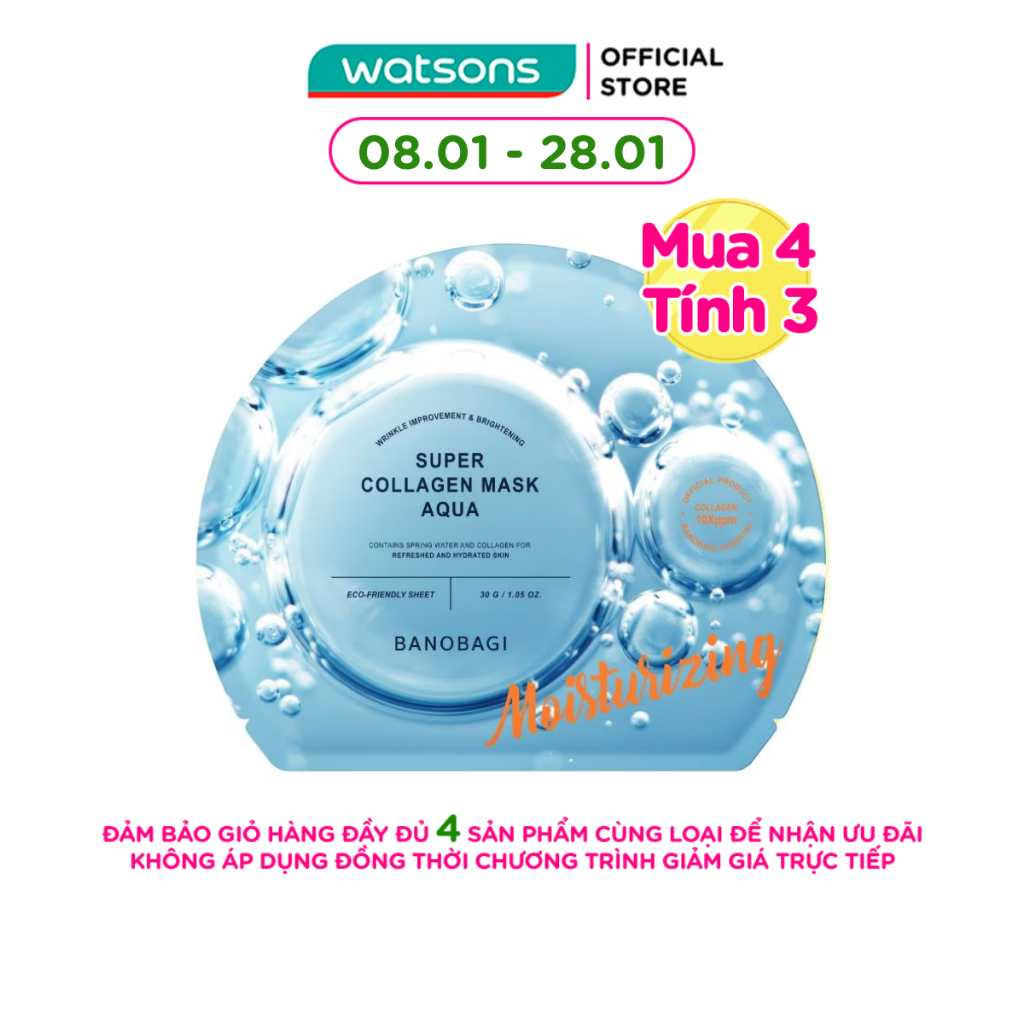 Mặt Nạ Banobagi Super Collagen Mask Aqua 30g