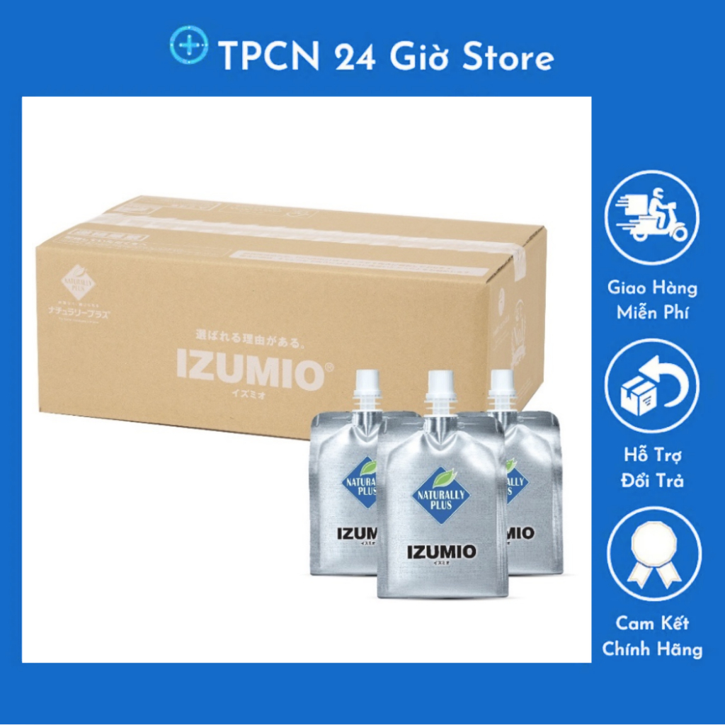 Combo 30 túi Nước uống Izumio tinh khiết Nhật Bản ( Túi 200ml )