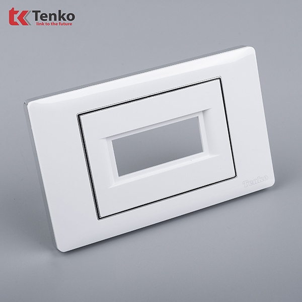 Mặt Át Đơn + Gông Tenko TK-C27-A-AD Trắng viền bạc