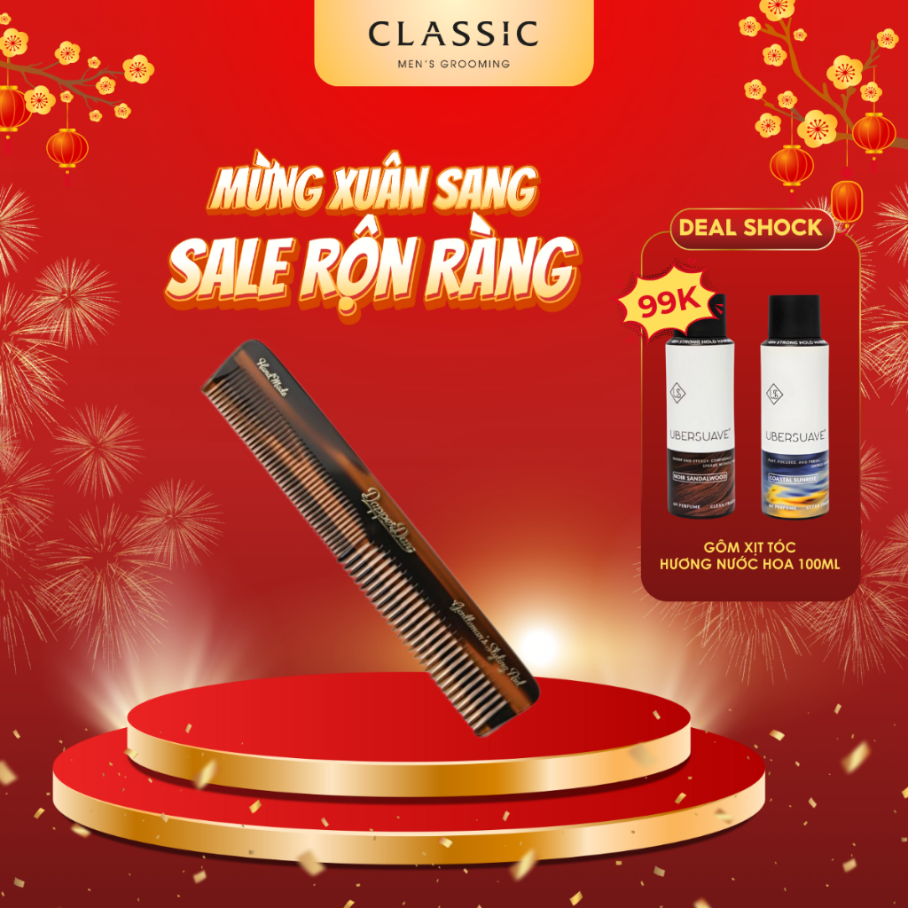 Lược Dapper Dan Hand Made Styling Comb