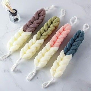 Dây Bông Tắm Dài Tạo Bọt Chà Lưng Tẩy Tế Bào Chết, Chất Liệu Mềm Mại An Toàn Cho Da