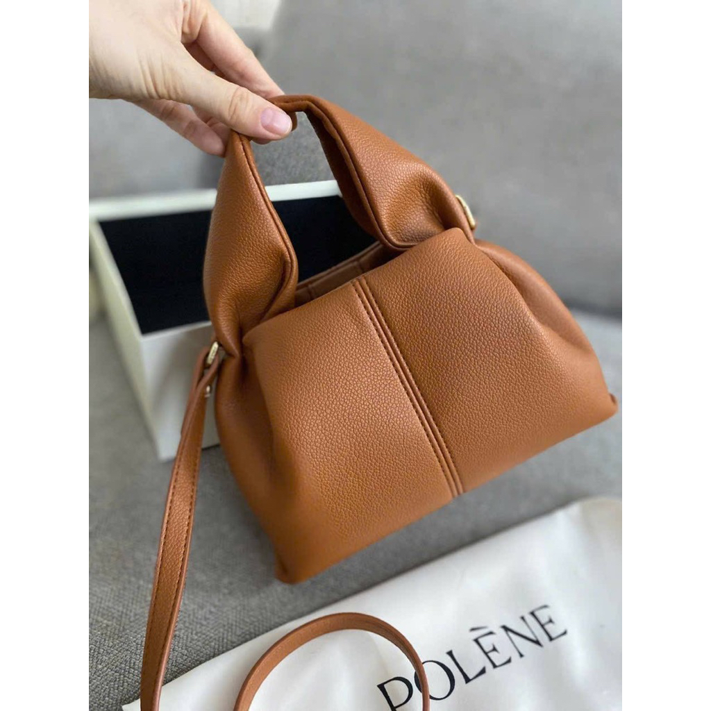Túi Đeo Chéo Nữ Polene Numero Neuf Camel