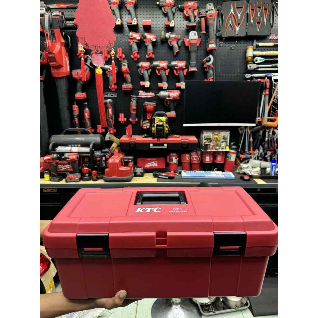 Hộp Đựng Dụng Cụ KTC EKP-2 Nhật Bản (Size Lớn 53cm) | Thùng Đồ Nghề Nhựa Dày 2.5kg