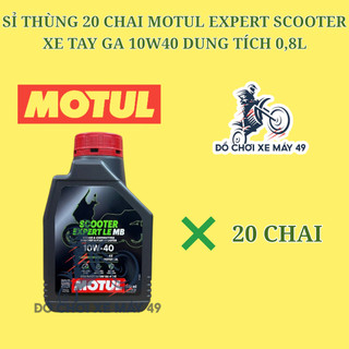 (SỈ THÙNG 20 CHAI) Motul Expert Scooter cho xe TAY GA 10W40 dung tích 0,8L >>>>>