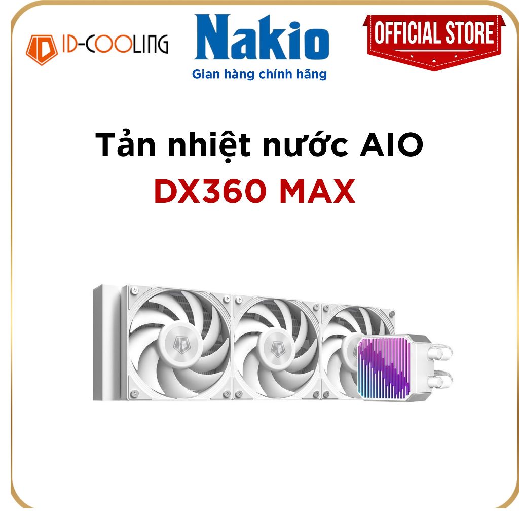 Tản nhiệt nước ID-COOLING DX360 MAX WHITE