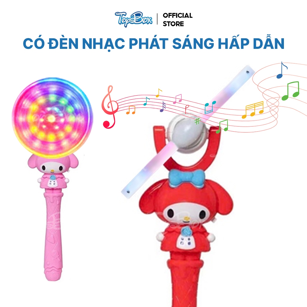 Đồ Chơi Chong Chóng Phát Sáng Cho Bé, Gậy Phát Sáng Cầm Tay LED Nhiều Màu, Đồ Chơi Trung Thu Noel Vu