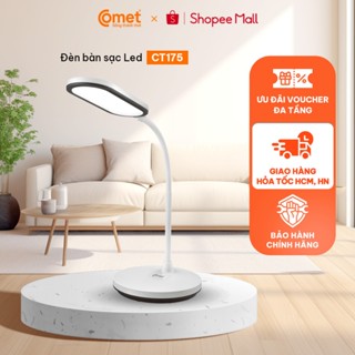 [Hỏa tốc HCM/HN] Đèn Học LED Comet CT175 5W Để Bàn Làm Việc,Cảm Ứng,Chống Cận Thị 3 Màu Ánh Sáng